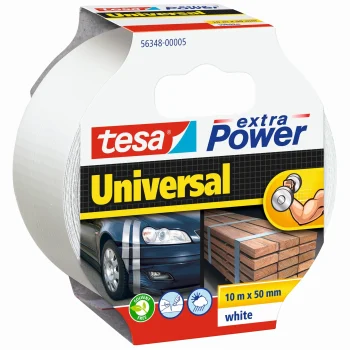 New Tesa Tape Power Uni 50mmx10M Wit