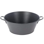 Fashion Teil Zink 34 Cm Mat Antraciet