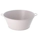 New Teil Zink 34 Cm Mat Taupe