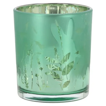 Best Van Cranenbroek Theelicht Glas Konijn Groen 10cm