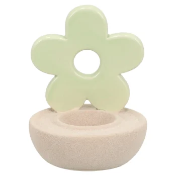 Sale Van Cranenbroek Theelichthouder Bloem Groen 12cm