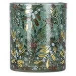 Clearance Natural Collections Theelichthouder Glas 8 X 8 X 10 Cm 2 Assorti