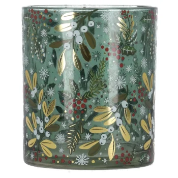 Clearance Natural Collections Theelichthouder Glas 8 X 8 X 10 Cm 2 Assorti