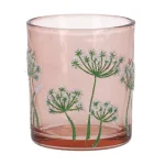 Discount O'malley Theelichthouder Glas Bloemen 8 Cm