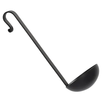 New O'malley Theelichthouder Lepel Zwart 26 Cm