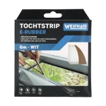 Sale Westham Tochtstrip E-rubber 6 Meter Wit
