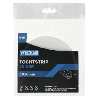 Discount Westham Tochtstrip Zelfkleef Schuim 10 X 6 Mm