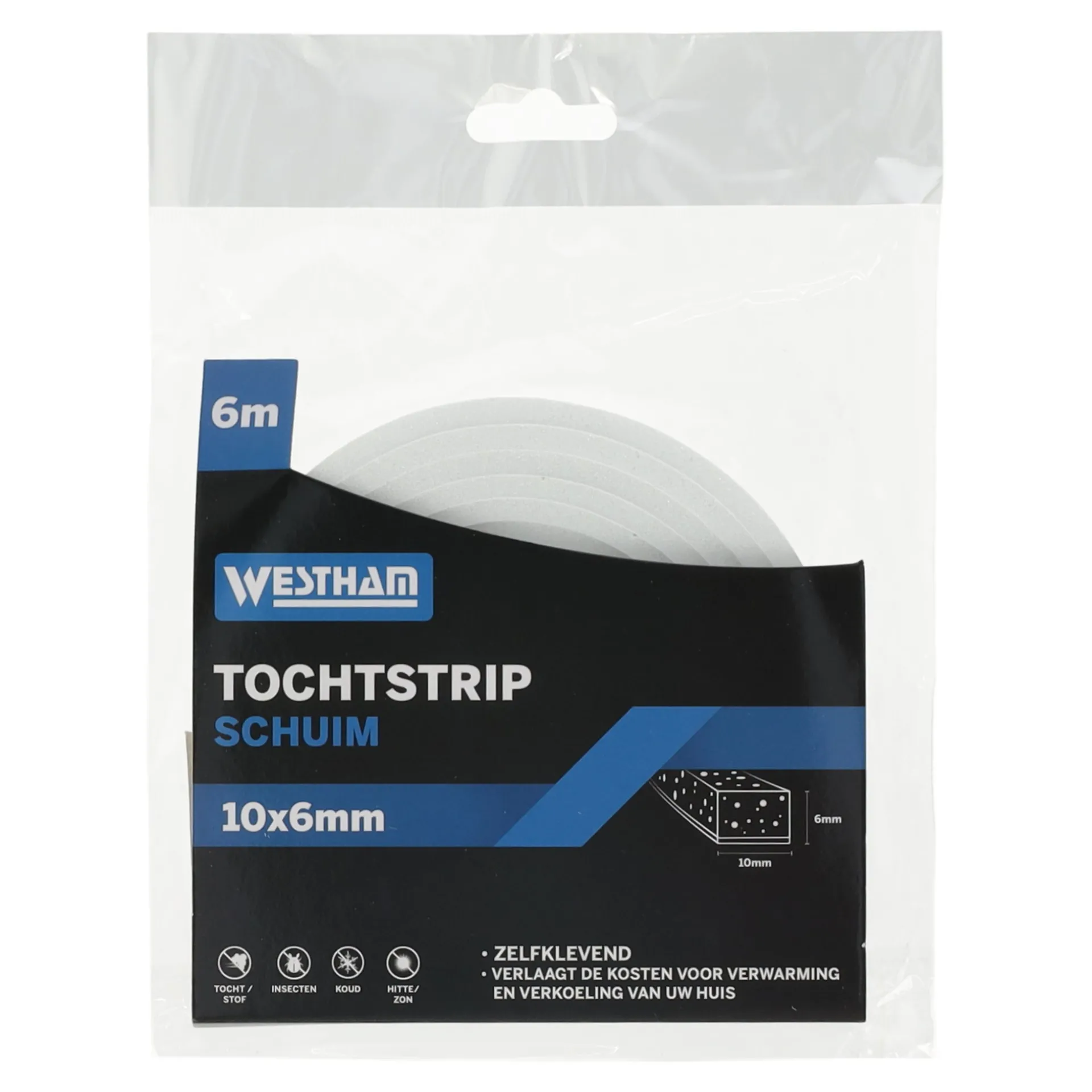 tochtstrip-zelfkleef-schuim-10-heTjijXY-0.webp Discount Westham Tochtstrip Zelfkleef Schuim 10 X 6 Mm