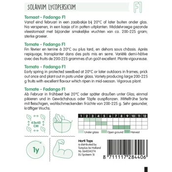 New Horti Tops Tomaat Fandango F1