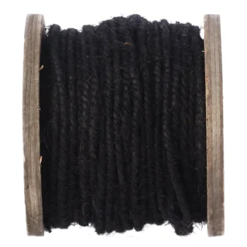 Fashion Natural Collections Touw Jute 130g Op Spoel Zwart