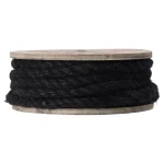 Fashion Natural Collections Touw Jute Zwart 1 X 700 Cm Spoel