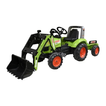 Clearance Falk Tractor Claas Arion 430 Met Aanhangwagen
