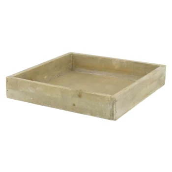 Clearance Natural Collections Tray Natural 20 X 20 Cm