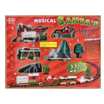 Best Trein X-mas Santa Express 260 Cm