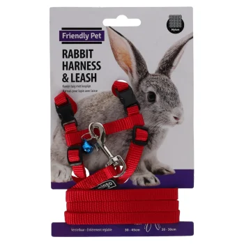 Fashion Friendly Pet Tuig + Looplijn Konijn 20-30cm