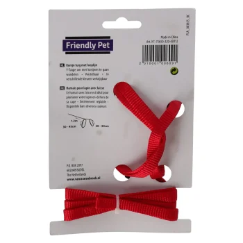 Fashion Friendly Pet Tuig + Looplijn Konijn 20-30cm