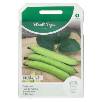 Discount Horti Tops Tuinbonen Driemaal Wit 100g