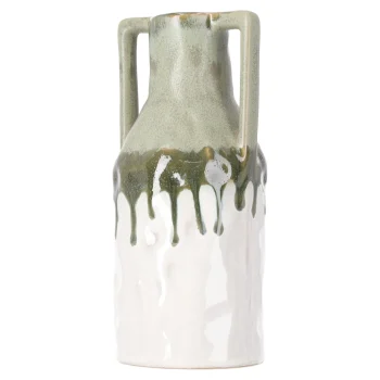 Online Mica Decorations Vaas 20 Cm Groen