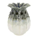 Clearance Natural Collections Vaas Ananas Keramiek Grijs 19 X 19 X 25 Cm