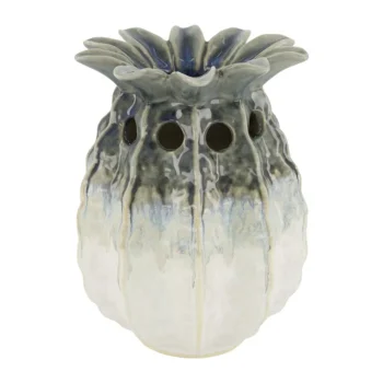 Clearance Natural Collections Vaas Ananas Keramiek Grijs 19 X 19 X 25 Cm