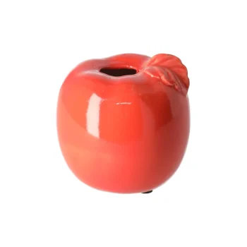 Best Natural Collections Vaas Appel Keram Rood 9 Cm