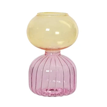 Hot Decoris Vaas Glas Multi 19 Cm