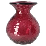 Outlet Mica Decorations Vaas Glas Verdal Bordeau X 24 X 20 Cm