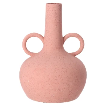 Clearance Natural Collections Vaas Keramiek Roze 29 Cm