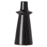 Outlet Natural Collections Vaas Keramiek Zwart 20 Cm
