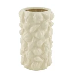 Outlet Natural Collections Vaas Pompoen Wit 16x28cm