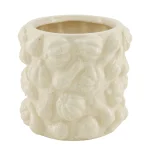 New Natural Collections Vaas Pompoen Wit 18x17cm