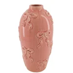 Hot Natural Collections Vaas Strik Roze 17 X 35 Cm