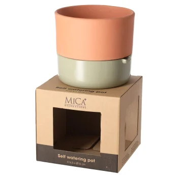 Hot Mica Decorations Venna Selfwatering Planter Groen 14 X 16 Cm