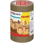 New Tesa Verpakkingstape Bruin 50mmx66M 3st