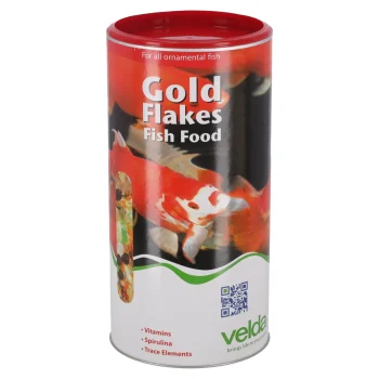 Fashion Velda Visvoer Gold Flakes 2500ml