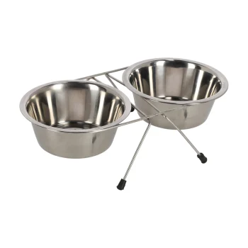 New Friendly Pet Voederbak Duo Met Houder 16cm