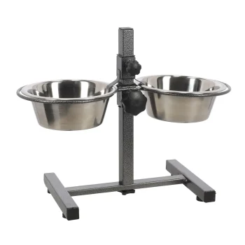 Hot Friendly Pet Voederbak Duo Met Staander M RW007