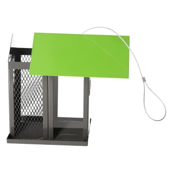 Best Flamingo Voedersilo Yrsa Zaden+noten Metaal Grijs/groen