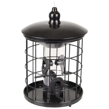 Fashion Flamingo Voedersilo Zaad Thyra Zwart 20 X 20 X 29 Cm