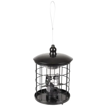 Fashion Flamingo Voedersilo Zaad Thyra Zwart 20 X 20 X 29 Cm