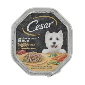 New Cesar Voer Hond Gevogelte Met Groenten 150g Cuisine