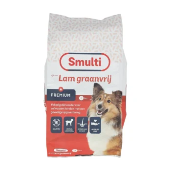 Clearance Smulti Voer Hond Premium Graanvrij Lam 3kg