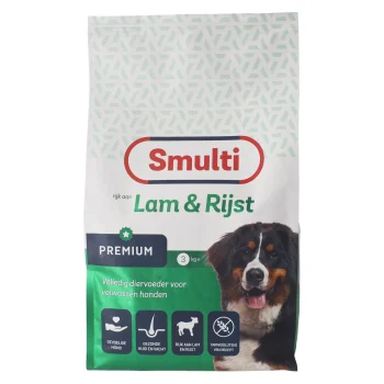 New Smulti Voer Hond Premium Lam+rijst 3 Kg