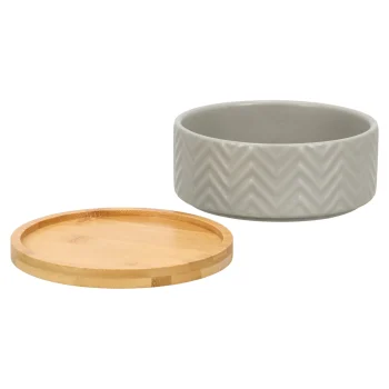 Best Friendly Pet Voerbak Bianco 990ml Grijs