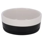 Online Friendly Pet Voerbak Hond Kera Slip 14cm Zwart/wit