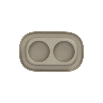Sale Friendly Pet Voerbak Ilko Duo Taupe 2x200ml FP