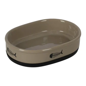 New Friendly Pet Voerbak Kat Auri Keram Taupe 550ml FP