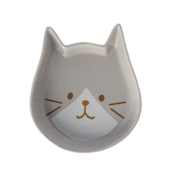 Clearance Friendly Pet Voerbak Kat Kapo Keram Grijs 250ml