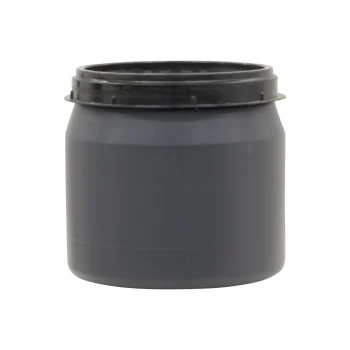 Fashion Voerton Met Schroefdeksel 25 L Zwart
