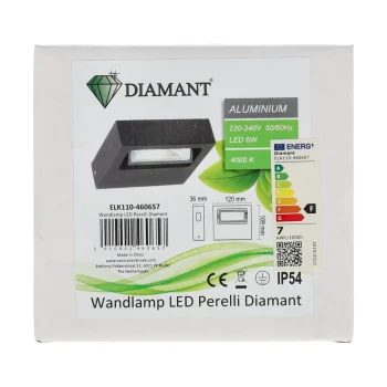 Sale Diamant Wandlamp LED Perelli